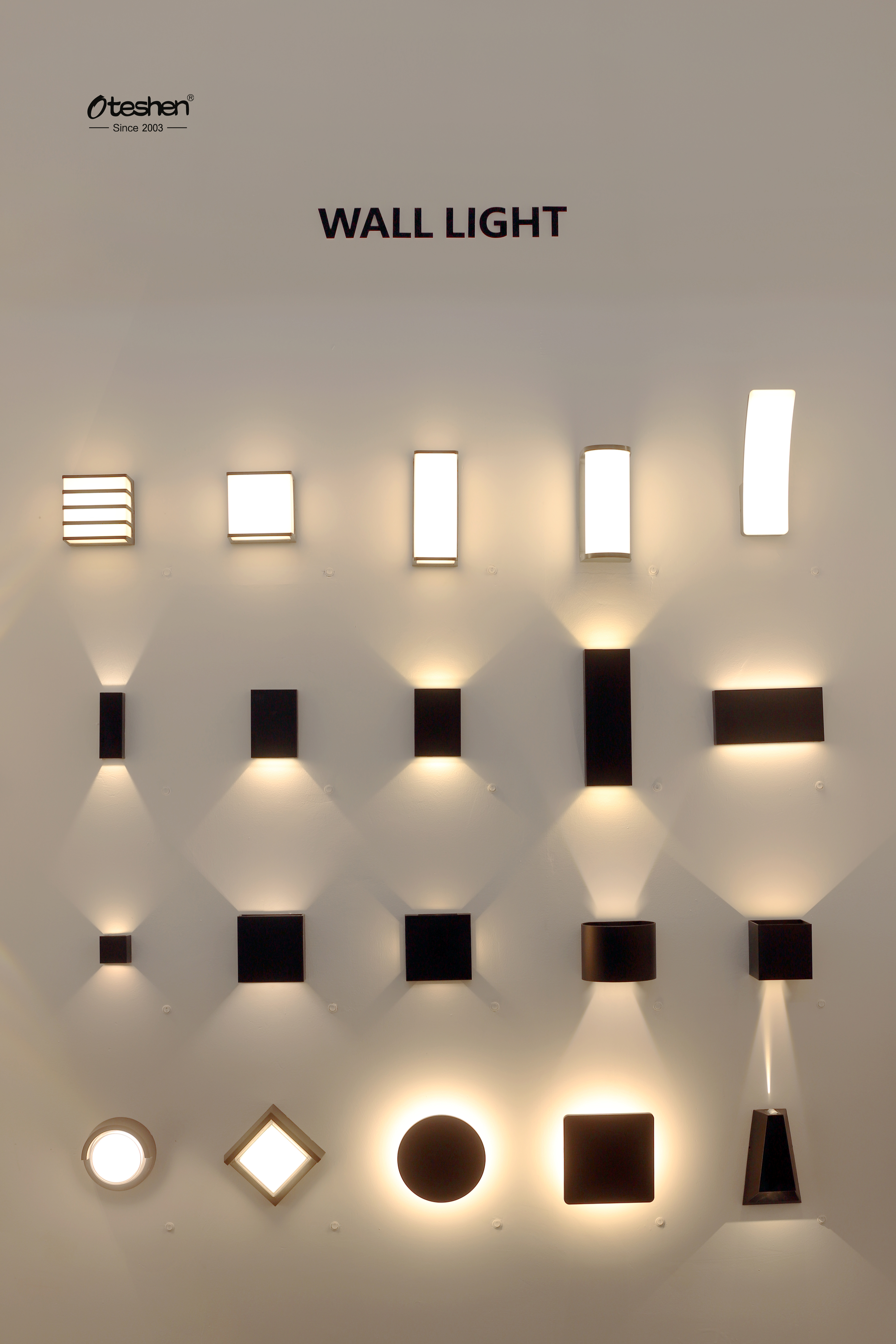 foshan factory anti-glare led outdoor wall light displayed at guangya fair